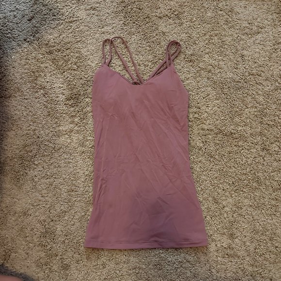 Purple Lululemon Tank Top w Padding Size 4 - Picture 1 of 2